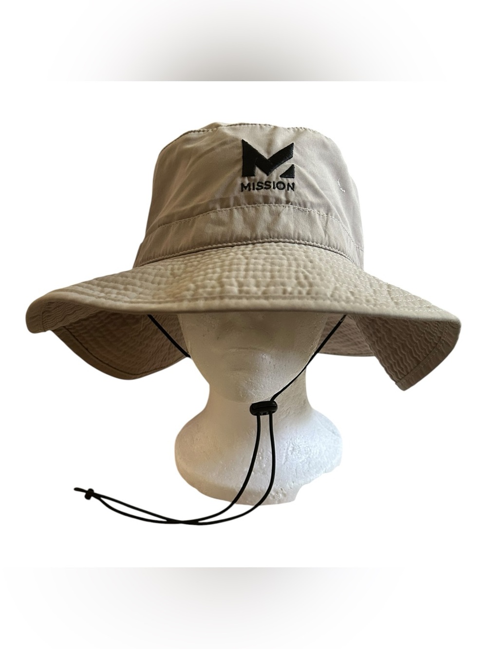 NWT MISSION Khaki Instant Cooling Bucket Hat, UPF 50, 3" Brim, Men’s Women’s